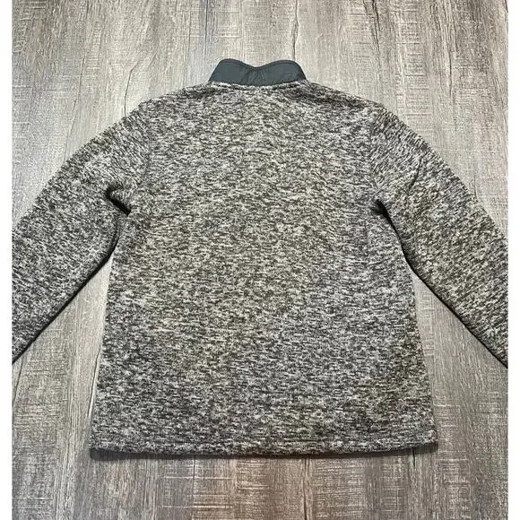 Eddie Bauer Men's Snap Button Pocket 1/4 Zip Sweater Fleece Pullover Gorpcore - Picture 2 of 7